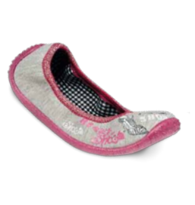 893Y058 31 - dívčí nízká, šedý melír, motiv