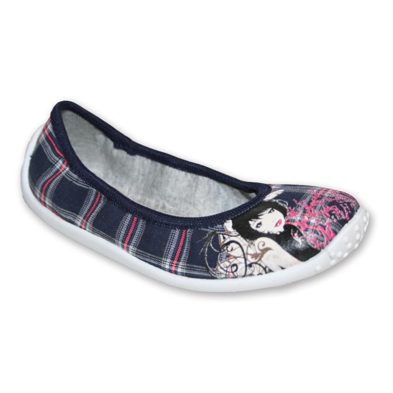 893Y075 31 - dívčí nízká, káro černočervené