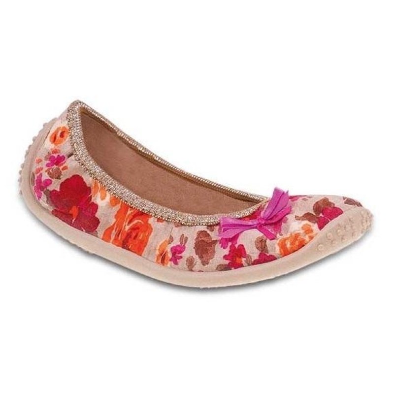 893Y077 31 - dívčí nízká, růžovooranž., mašlička