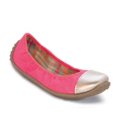 893Y080 32 - dívčí nízká, růžová, stříbrná špice