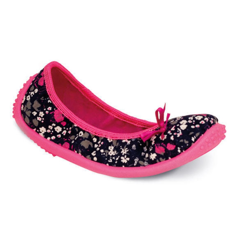 893Y083 31 - dívčí nízká, černo-růžové