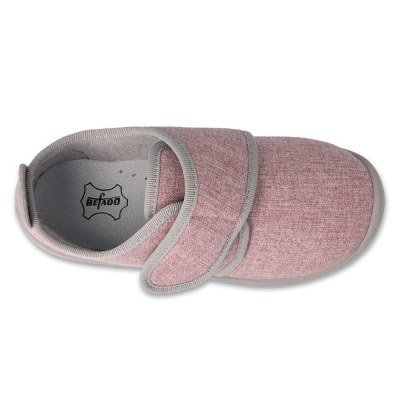 902X021 / 902Y021 dívčí barefoot přezůvky Befado SOFTER růžové