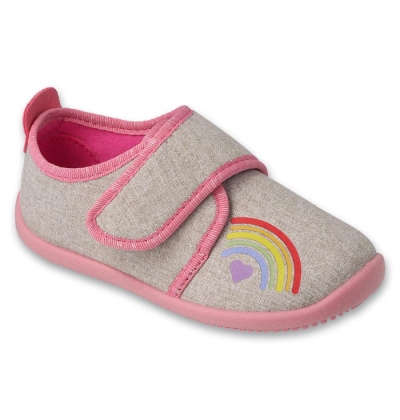 902Y020 - dívčí obuv Befado SOFTER,SZ,šedo-růž.