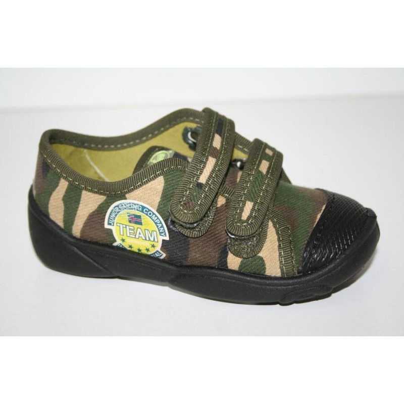 907P032 18 - chlapecké tenisky Befado 2SZ, maskáč