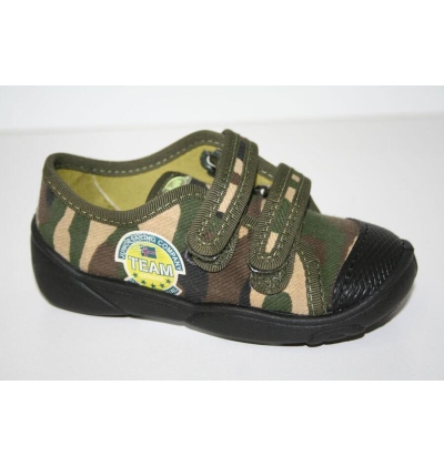 907P032 19 - chlapecké tenisky Befado 2SZ, maskáč