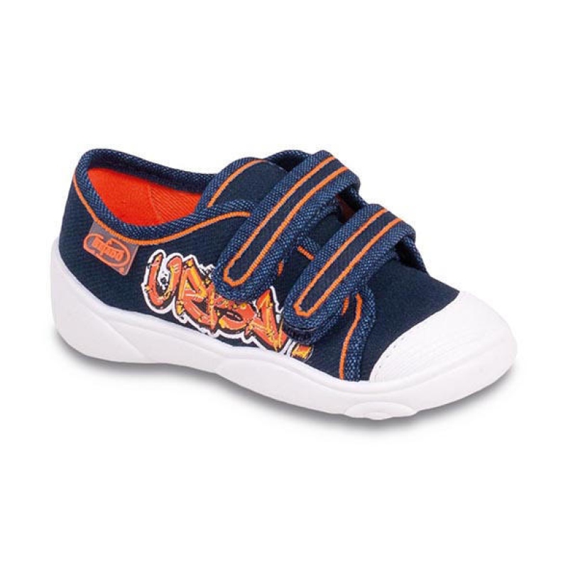 907P068 18 - dět.tenisky-2 SZ, tm.modré