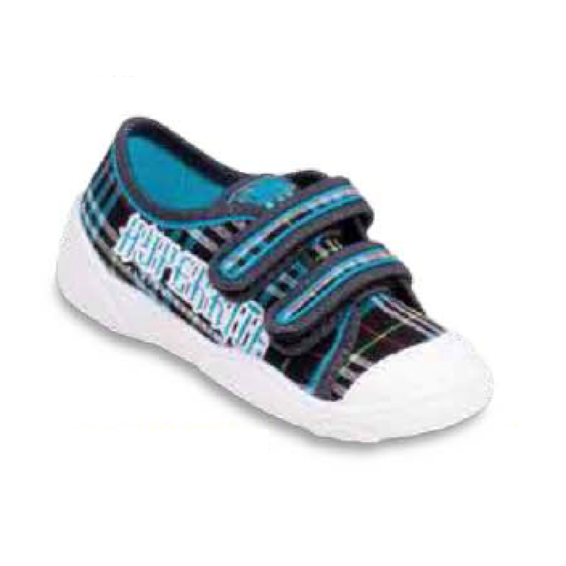 907P069 20 - dět.tenisky-2 SZ, tm.modré káro