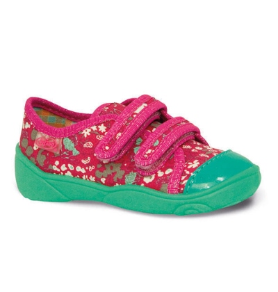 907P075 18 - dívčí tenisky-2 SZ,zeleno-červené