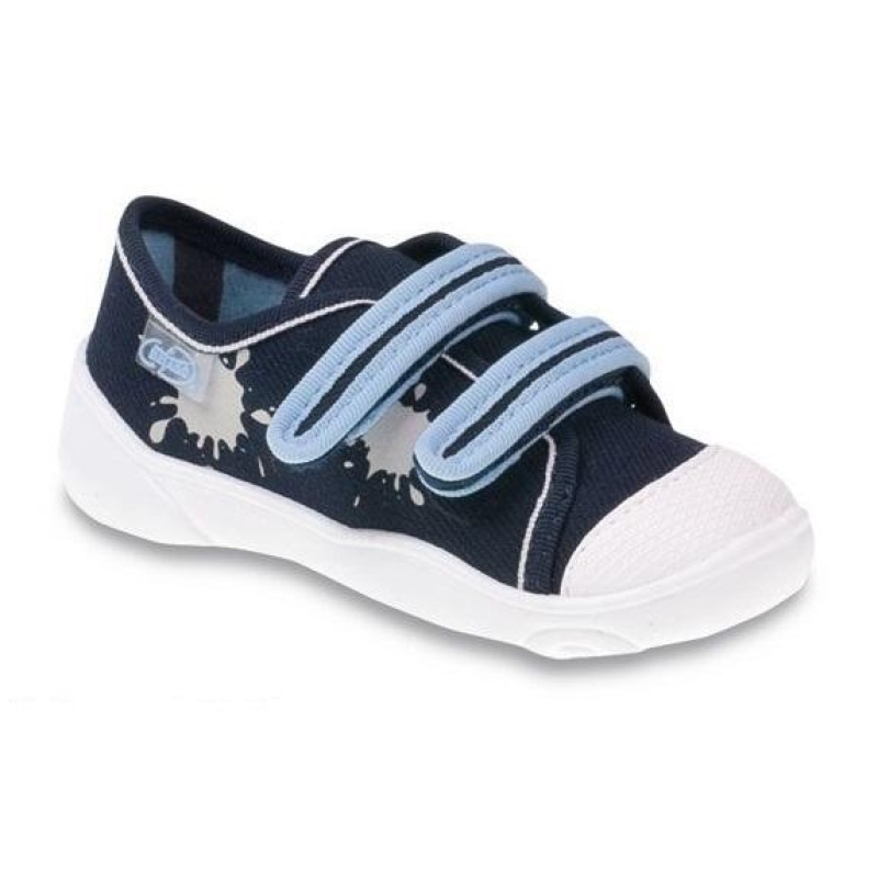 907P087 18 - chl.tenisky-2 SZ, modré