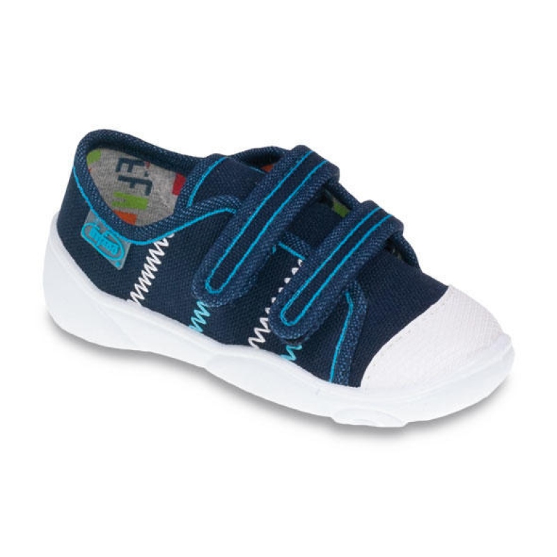 907P090 24 - chl.tenisky-2 SZ,modré