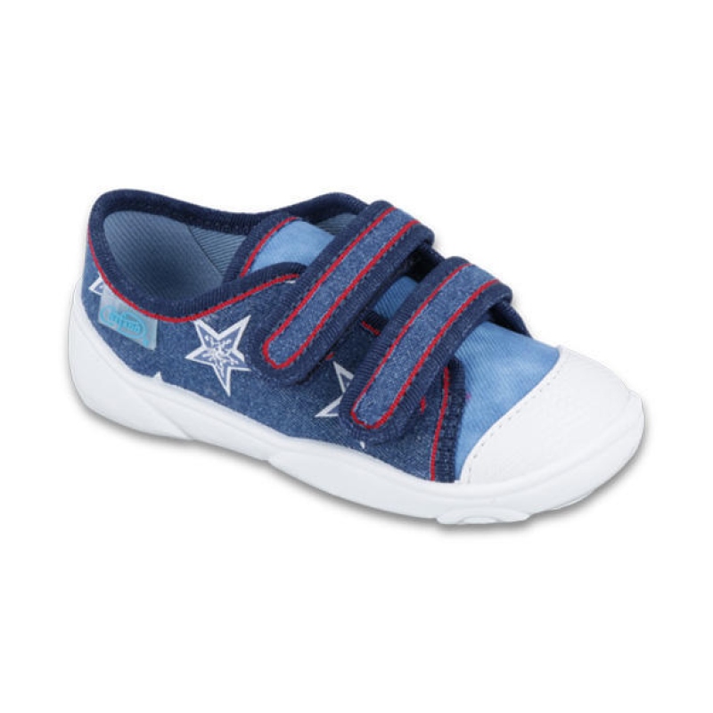 907P100 18 - chl.tenisky-2 SZ, modrá batika,hvězdy