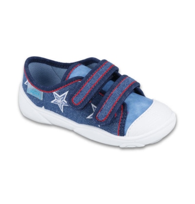 907P100 18 - chl.tenisky-2 SZ, modrá batika,hvězdy