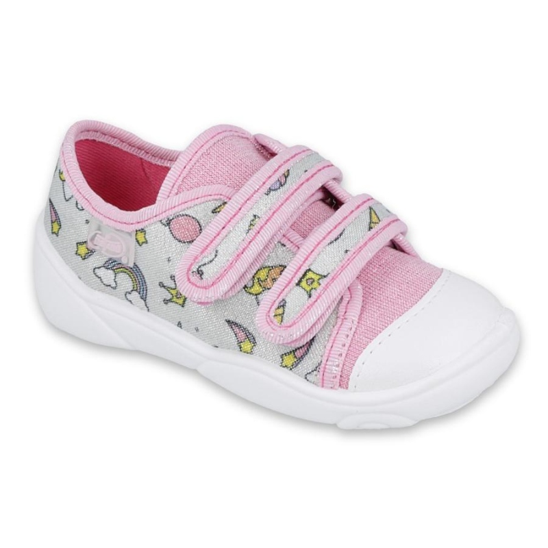 907P115 18 - dívčí tenisky 2 SZ, šedo-růžové