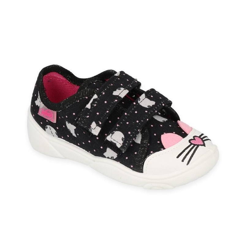 907P151 18 - dívčí tenisky Befado 2SZ, kočky
