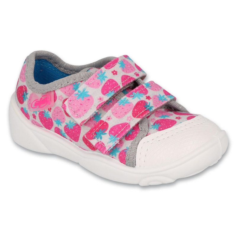 907P152 22 - dívčí tenisky Befado 2SZ růž.jahody