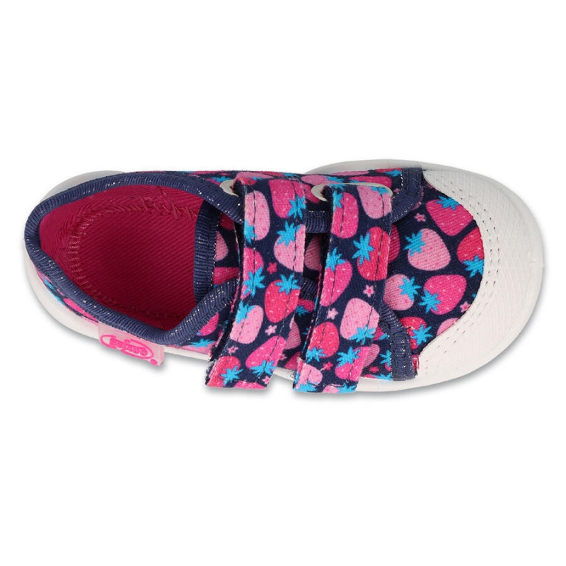 907P153 - dívčí tenisky Befado 2SZ modré jahody