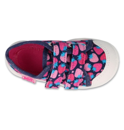 907P153 - dívčí tenisky Befado 2SZ modré jahody