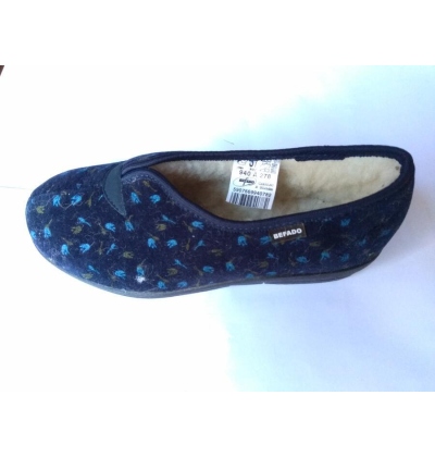 940A278 36 - Befado dámské bačkory nižší modré