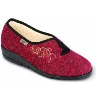 940D355 - dámské bačkory Befado nižší vínové