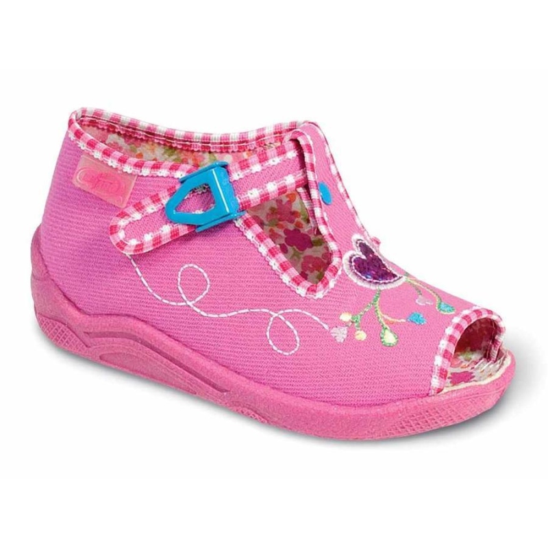 947P188 18 - dívčí sandálek, růžová, srdíčko