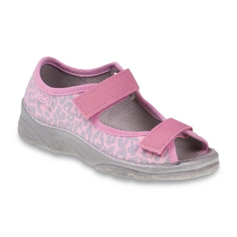 969X092 25 - dív.sandálek s patou,růž.pantera