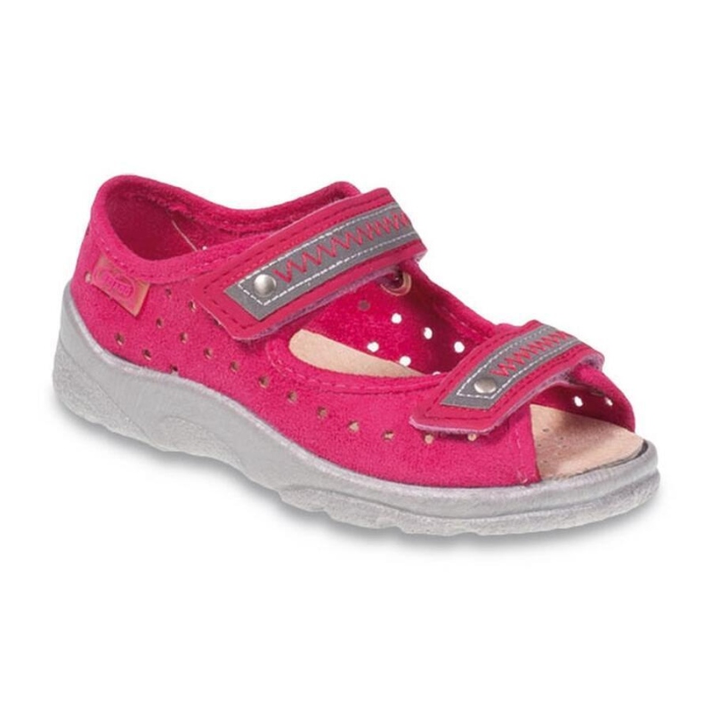 969X097 28 -dív.sandálek s patou,kož.stélka,růžová