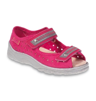 969X097 28 -dív.sandálek s patou,kož.stélka,růžová