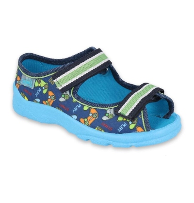 969X160 25 - chlapecké sandálky Befado modré,potis