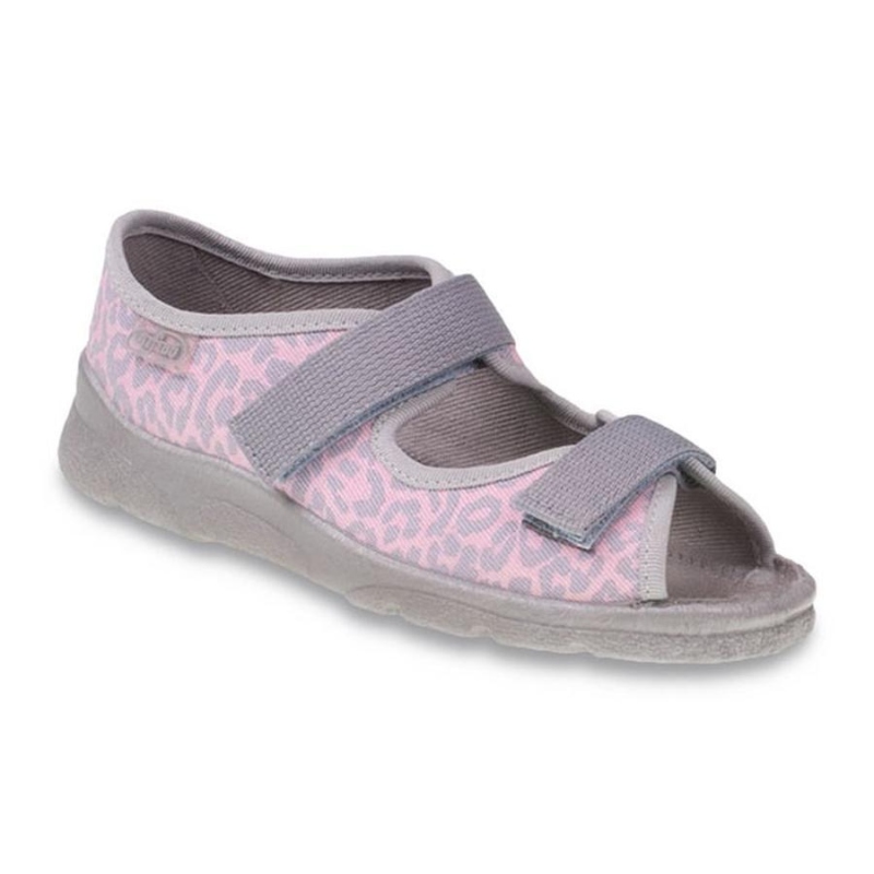 969Y094 31 - dívčí sandálek s patou,růžová pantera