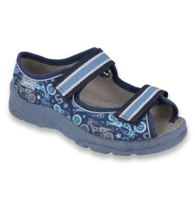 969Y159 31 - chlapecké sandálky Befado modré, MOTO