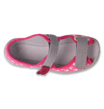 969Y166 31 - dívčí sandálky Befado růžové, kočka