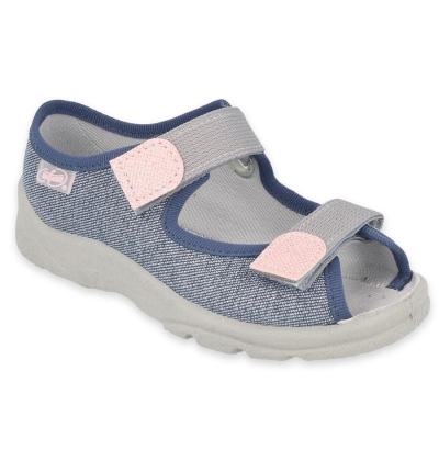 969Y167 31 - dívčí sandálky Befado modré