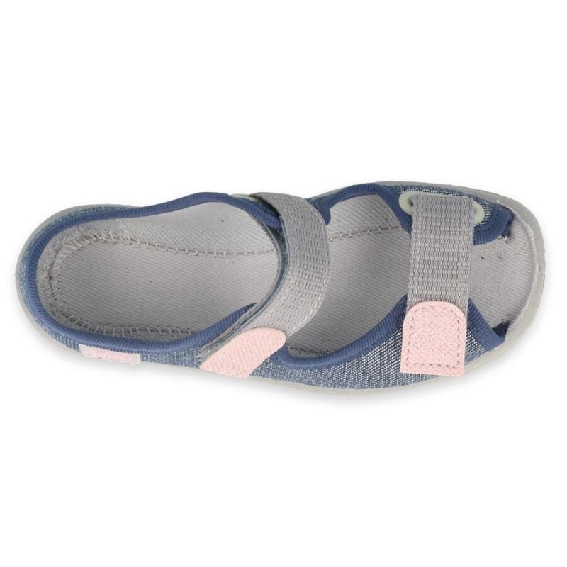969Y167 31 - dívčí sandálky Befado modré