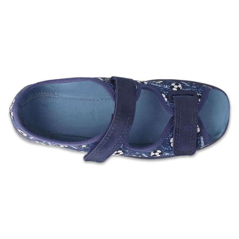 969Y170 31 - chlapecké sandálky Befado modré, míče