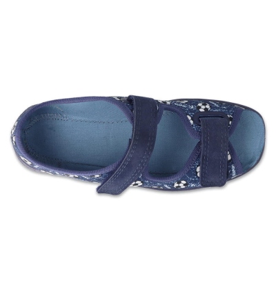 969Y170 31 - chlapecké sandálky Befado modré, míče