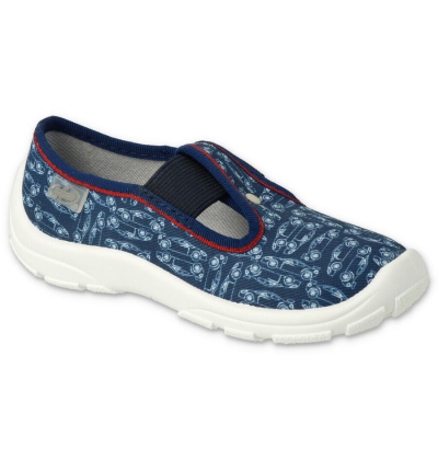 972X236 - chlapecké bačkorky Befado Danny modré, auta (navazující model na 290X)