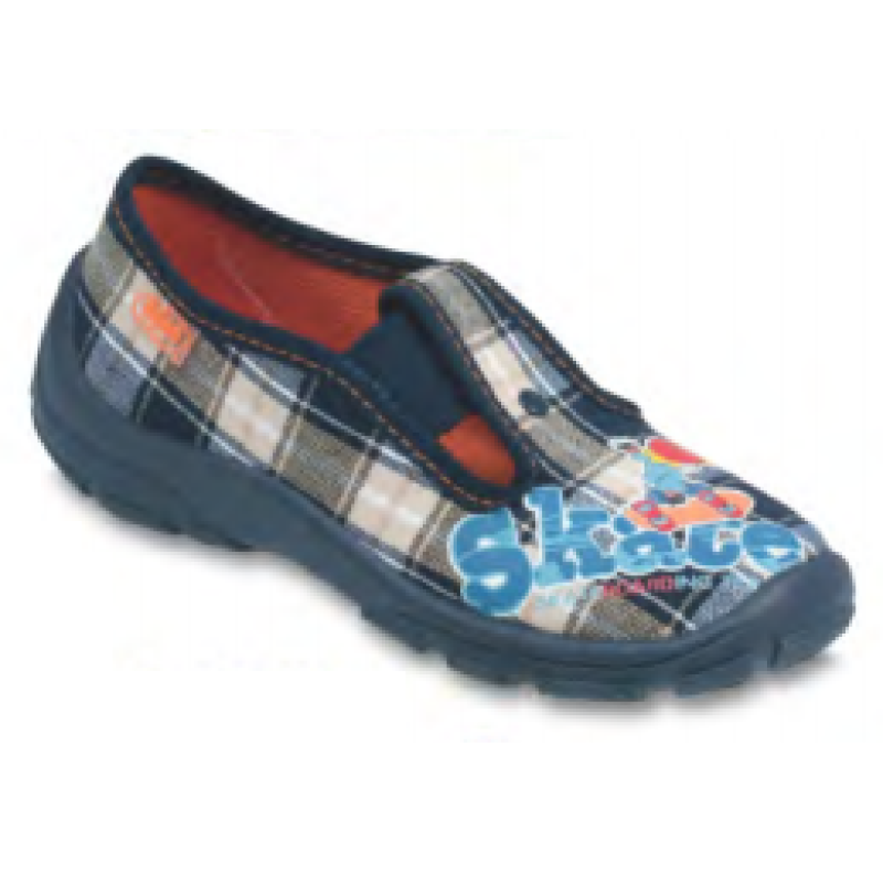 975X116 - chlapecké bačkorky, káro, SKATE  (NAVAZUJÍCÍ MODEL NA 290X)