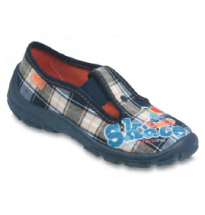 975X116 - chlapecké bačkorky, káro, SKATE  (NAVAZUJÍCÍ MODEL NA 290X)