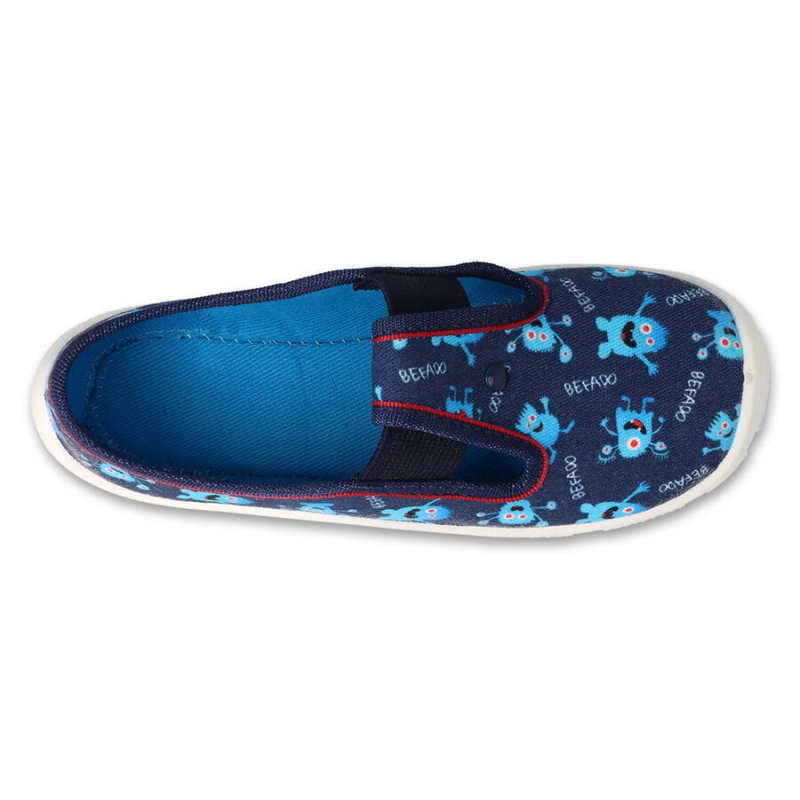 975X177 - chlapecké bačkorky Befado modré  (NAVAZUJÍCÍ MODEL NA 290X)