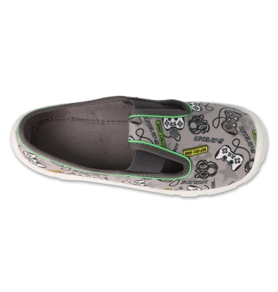 975X188 975Y188 - chlapecké bačkorky Befado šedé GAME