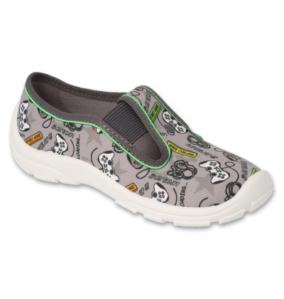 975X188 975Y188 - chlapecké bačkorky Befado šedé GAME