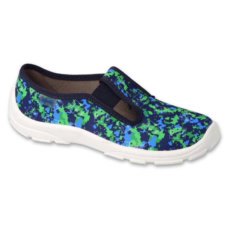 975Y176 - chlapecké bačkorky Befado modré  (NAVAZUJÍCÍ MODEL NA 290Y)