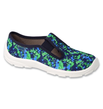 975Y176 - chlapecké bačkorky Befado modré  (NAVAZUJÍCÍ MODEL NA 290Y)