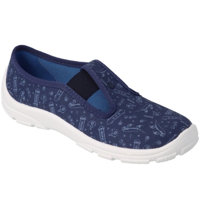 975Y186 - chlapecké bačkorky Befado modré SKATE