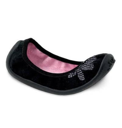 980X037 25 - dívčí nízká, černá, půl kytka