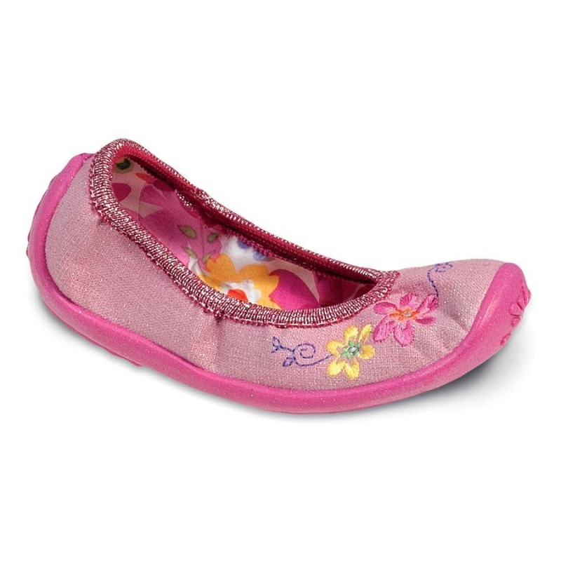 980X042 25 - dívčí nízká, růžová, kytičky