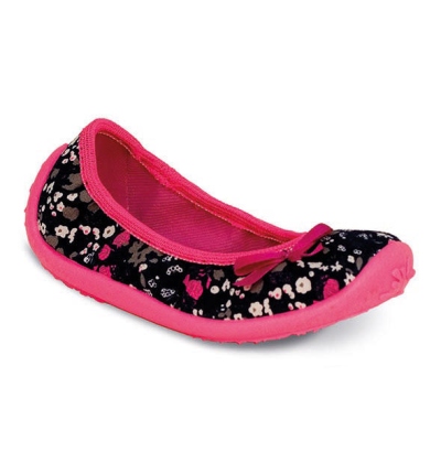 980X059 27 - dívčí nízká, tmavý potisk s růžovou