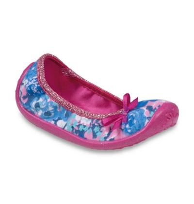 980X071 25 - dívčí nízká, modrorůžová, mašlička