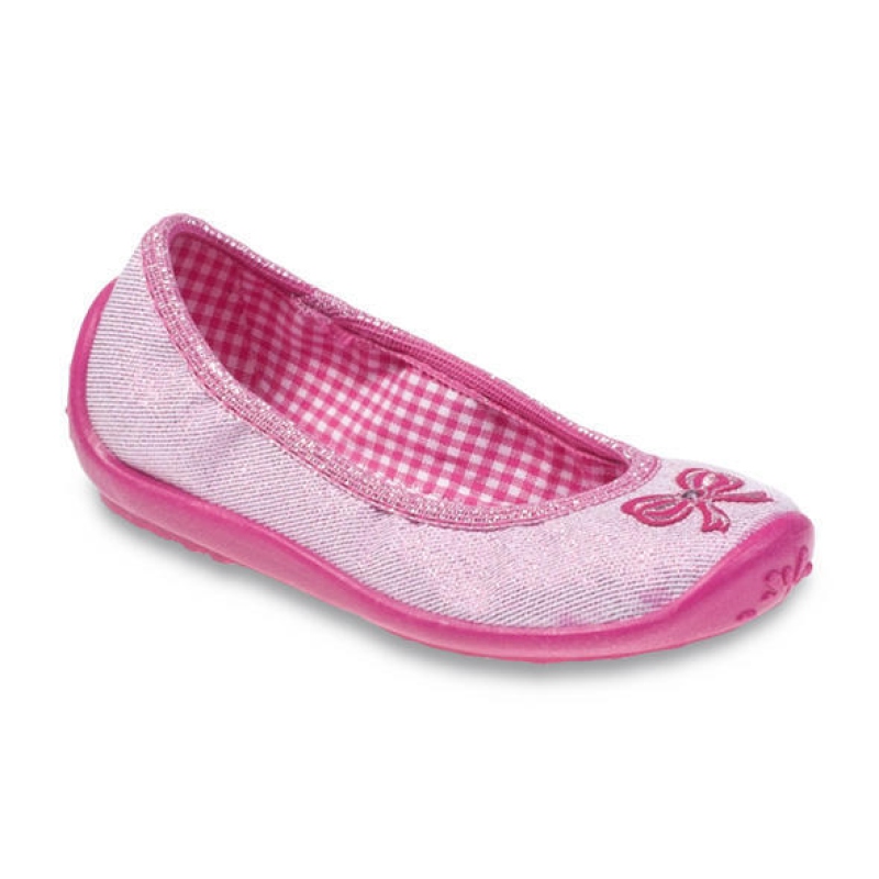 980X087 25 - dívčí nízká. růžová, mašlička