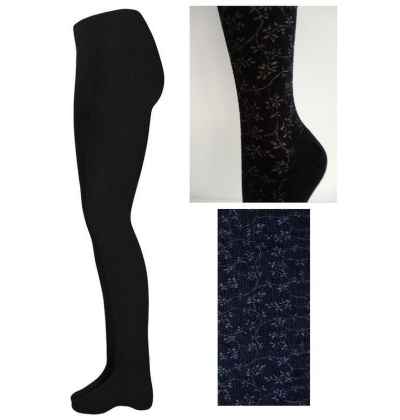 ADRIANA - vzorované PK ba/lycra, větvičky, 158-164